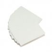 Carte eco Zebra PVC blanc - 1,2mm