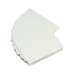 500 cartes economique en PVC blanc 0,76mm