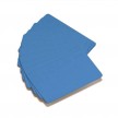 500 cartes PVC couleur bleu