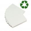 500 cartes PVC recyclé blanc