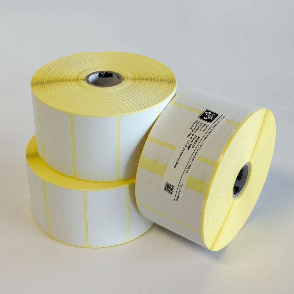 Étiquette papier thermique direct mandrin 25 mm RAJA