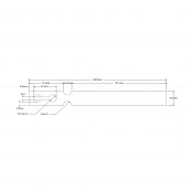 Étiquette compatible Zebra 800262-075 - 57x19 mm - étiquettes Thermique