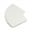 500 cartes economique en PVC blanc 0,25mm