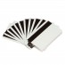 500 cartes economique en PVC blanc avec piste magnétique