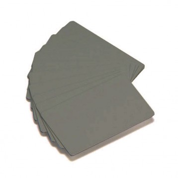 Carte Zebra PVC couleur argent métallisé