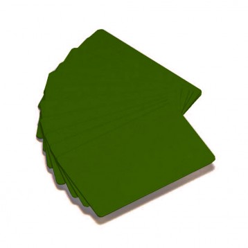 Carte Zebra PVC couleur vert
