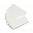 500 cartes PVC blanc avec encart de signature