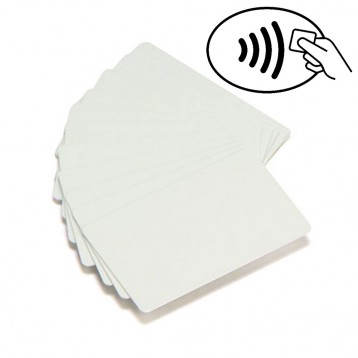 Carte Zebra PVC blanc UHF, RFID