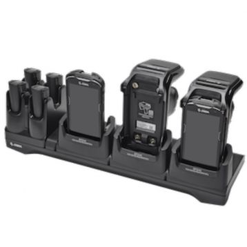 Socle 3 emplacements ﻿pour RFD40, socle de charge et de communication pour TC52/TC57﻿