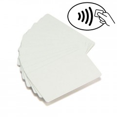 100 cartes PVC blanc UHF RFID Monza 4QT