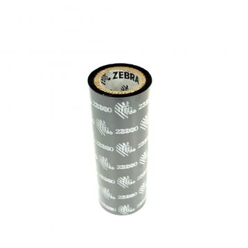 Echantillon Zebra Cire 2300 - 110mmx50m - Ruban noir Echantillon Zebra Cire 2300 - 110mmx50m - Ruban noir