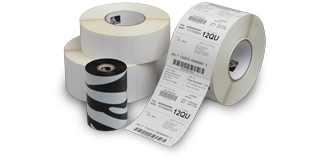 2 Rouleaux Étiquettes Thermiques 52x25 Mm - 4000 Étiquettes Compatibles Imprimantes Zebra - Grade A, ISO 9001/14001